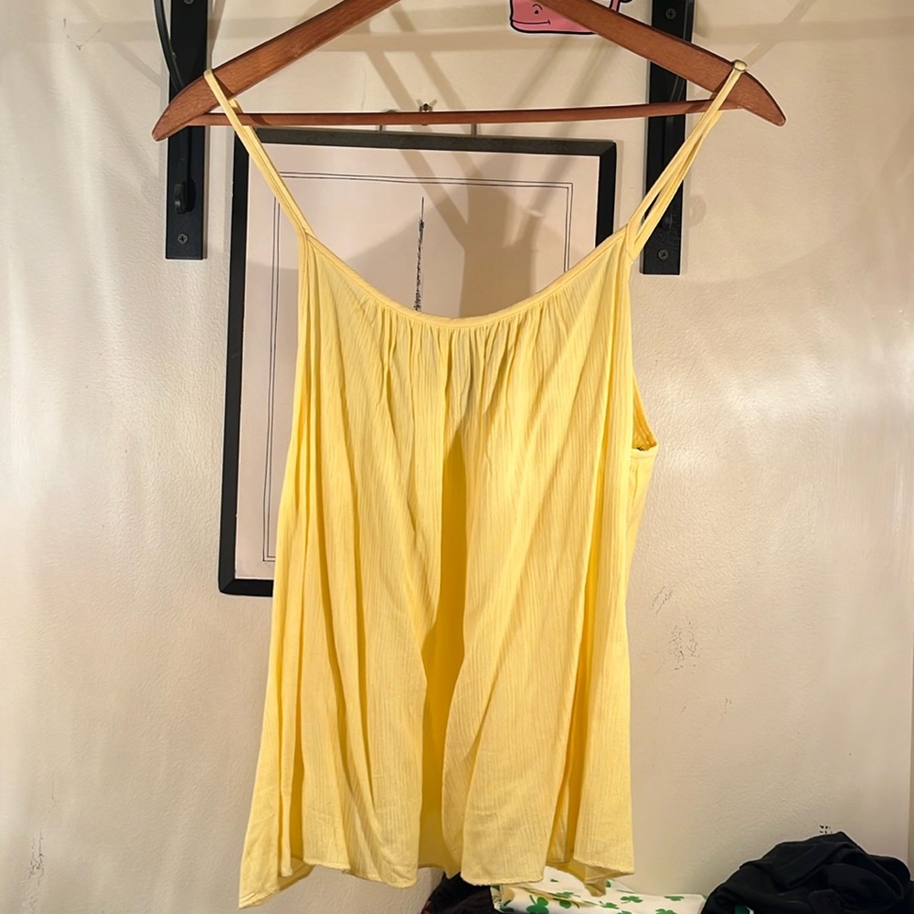 Yellow Flowy Tank